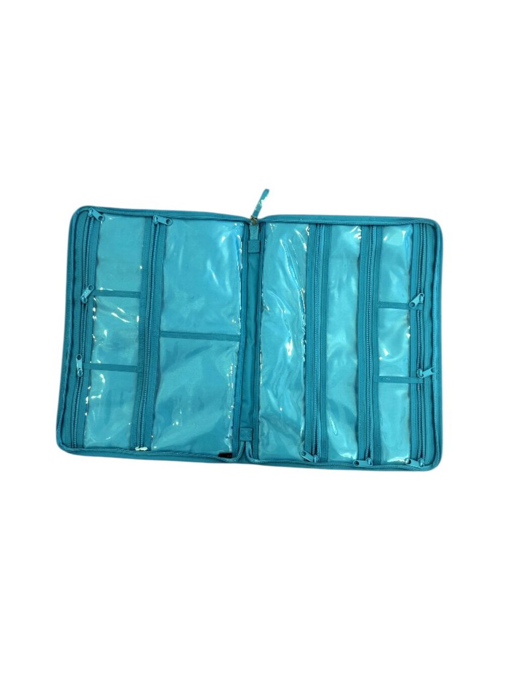 🔥 $15 SALE Stella & Dot Turquoise Jewelry Organizer Travel Case NWOT Teal